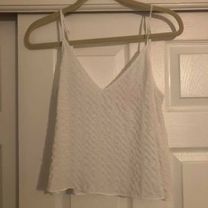 Lilly Pulitzer - textured white tank - size small